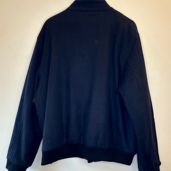 Hart Schaffner Marx Navy Wool Cashmere Smart Coat Large - Picture 6 of 10